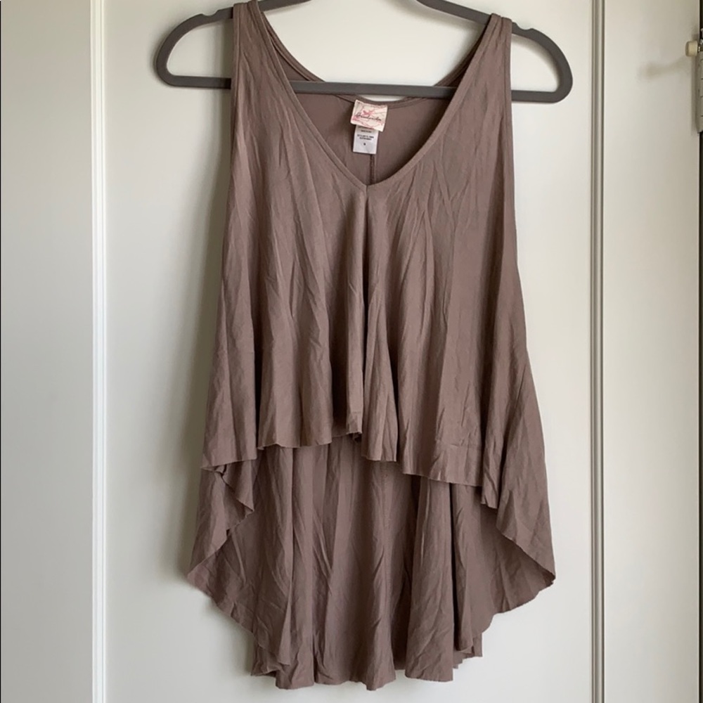 High low sleeveless top